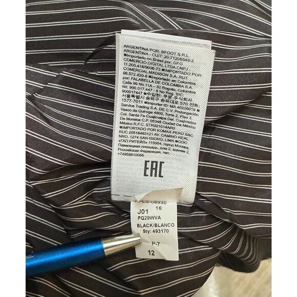 Banana Republic Long & Lean Classic Houndstooth Blazer SZ 12 Business Casual - Picture 10 of 11